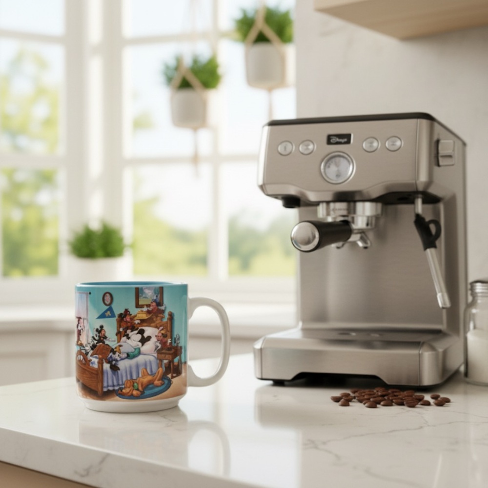 Disney Vintage Mickey‎ Mouse Through the Years Coffee Mug Kitchen Cup